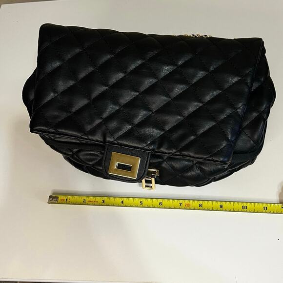 Carthan Black Lunch Bag Purse with Insulated Bottom Pocket New with tag - Picture 6 of 8